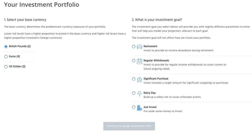 netwealth investment portfolio questionnaire