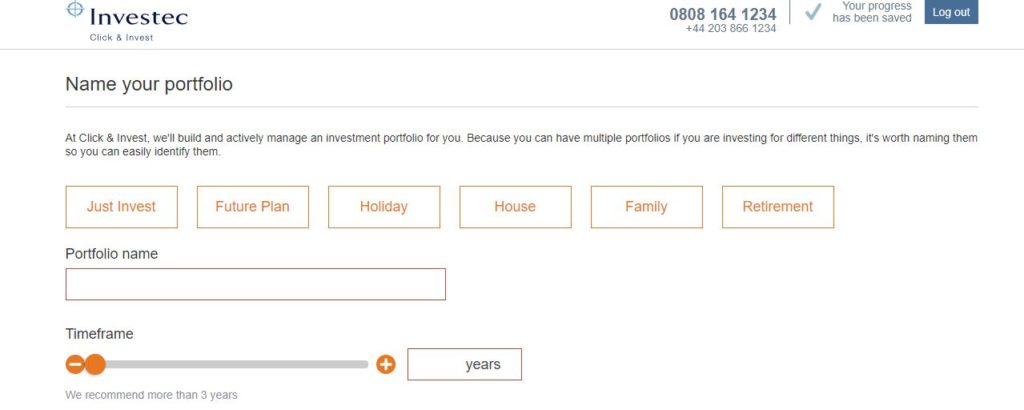 investec click and invest portfolio name