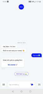 Cleo chatbot feature