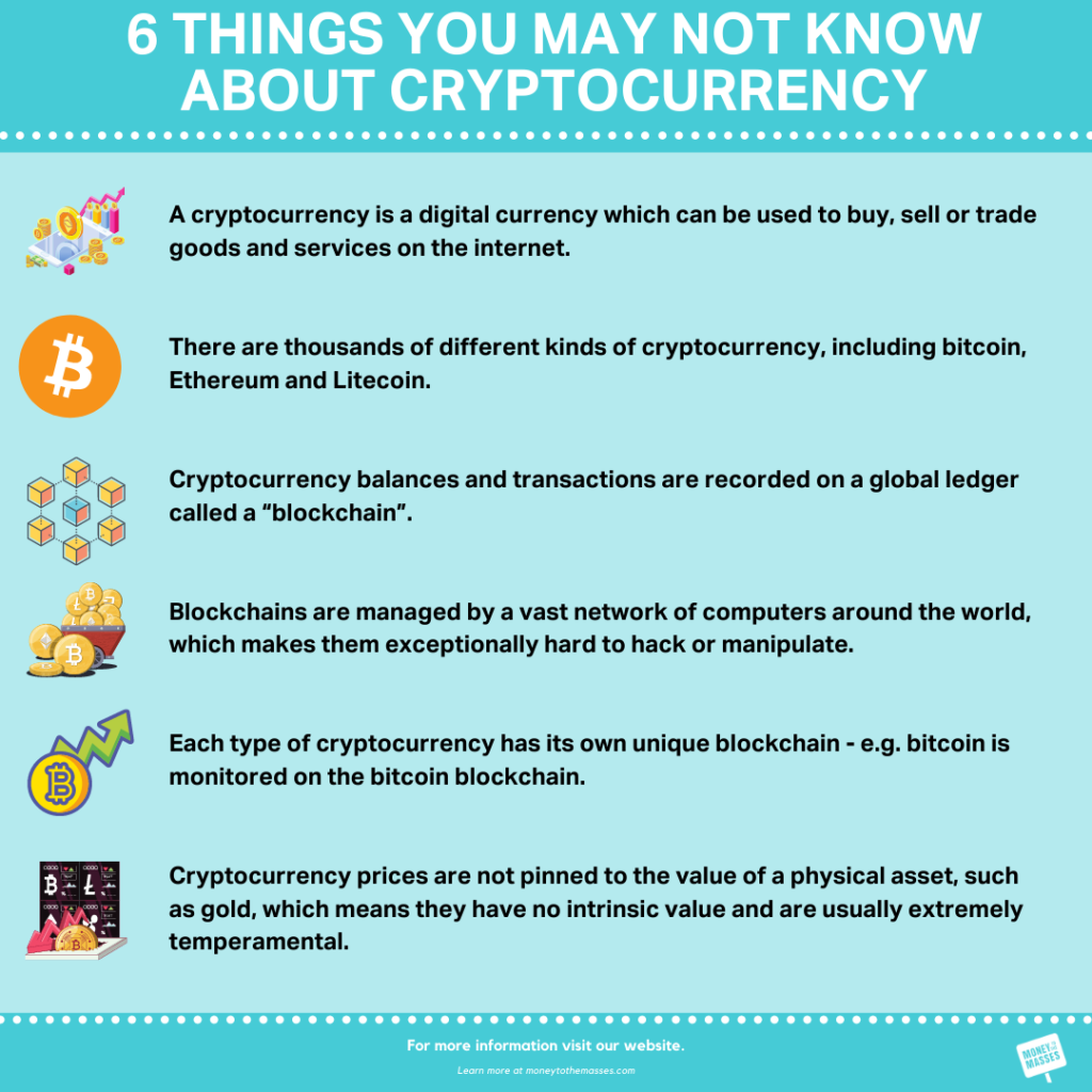 6 things you may not know about cryptocurrency