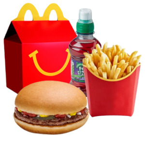 Happy meal for £1.99