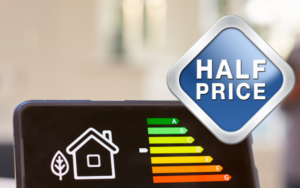 Half price electricity at weekends